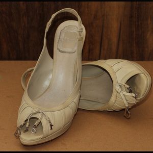 Christian Dior sling back heels are absolutely hot